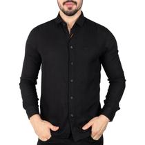 Camisa VersatiOld Viscose Preta