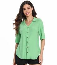 Camisa Viscose Feminina Endless Verde