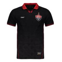 Camisa Vitória 25/26 Home Iii Lançamento Torcedor Polo Preta