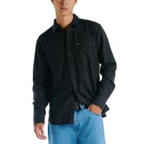 Camisa Volcom Caden Solid Stealth