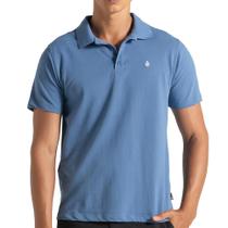 Camisa Volcom Polo Classic Stone WT25 Masculina Azul