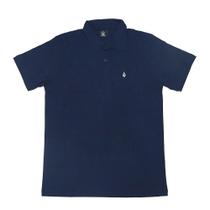 Camisa Volcom Polo Solid Stone WT23 Masculina Azul Escuro