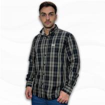 Camisa Wrangler Manga Longa Preta Original Xadrez Rodeo New