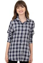 Camisa Xadrez Azul Longa Infantil Collie Camisa Xadrez Azul Longa Infantil Collie