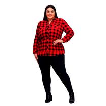 Camisa Xadrez Feminina Adulta Quadrilha Vestido de Festa Junina Camisa Xadrez Feminina Adulta Quadrilha Vestido de Festa Junina