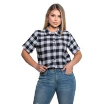 Camisa Xadrez Feminina Country Festa Junina Manga Curta São João Camisa Xadrez Feminina Country Festa Junina Manga Curta São João
