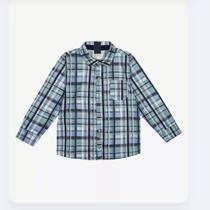 Camisa xadrez flanela modinha menino