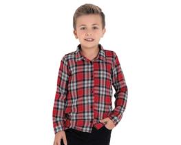 Camisa xadrez flanelada infantil-festa junina-luxo 2 / 8