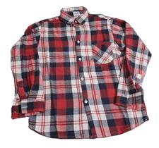 Camisa xadrez flanelada infantil junina menina menino Tamanho 8
