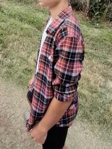 Camisa xadrez flanelada