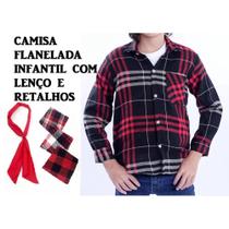 Camisa xadrez Flanelada tamanho teen do 10 ao 16 cores variadas festa junina