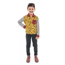 Camisa Xadrez Infantil Masculina Manga Longa e Girassol Camisa Xadrez Infantil Masculina Manga Longa e Girassol