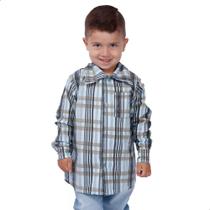 Camisa Xadrez Infantil Unissex Tradicional Rodeio