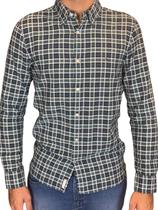 Camisa xadrez manga longa slim fit tommy hilfiger thmw0mw30670