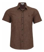 Camisa Xadrez Masculina Amil Manga Curta Comfort 1857