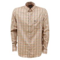 Camisa Xadrez Masculina Laranja Manga Longa TXC 38273