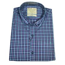 camisa xadrez masculina manga curta country