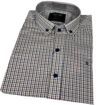 Camisa Xadrez Masculina Manga Longa Confortável Premium Slim Camisa Xadrez Masculina Manga Longa Confortável Premium Slim