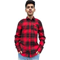 Camisa Xadrez Masculina Manga Longa Overcore premium