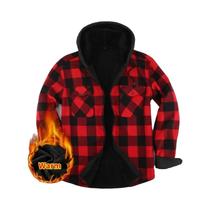 Camisa Xadrez Masculina plus Size De Manga Longa Com Forro De Lã Quente E Espesso Para