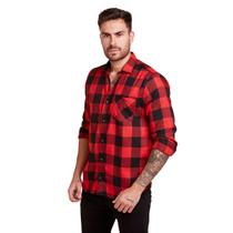 Camisa Xadrez Masculino Flanelado Manga Longa