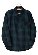 Camisa Xadrez Menino Verde Douvelin