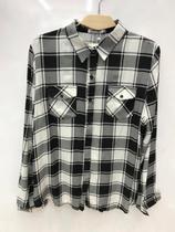 camisa xadrez plus size