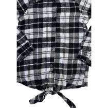 Camisa Xadrez Preto Laço Caipira Infantil Muvilê Camisa Xadrez Preto Laço Caipira Infantil Muvilê