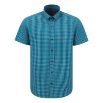 Camisa Xadrez Verde Masculina Manga Curta Smith Brothers 39768 Camisa Xadrez Verde Masculina Manga Curta Smith Brothers 39768