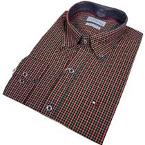 Camisa Xadrez Western Masculina Longa Cowboy Moda Rodeio Top Camisa Xadrez Western Masculina Longa Cowboy Moda Rodeio Top