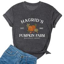 Camisa Ykomow Halloween de Ação de Graças Pumpkin Patch para mulher Camisa Ykomow Halloween de Ação de Graças Pumpkin Patch para mulher