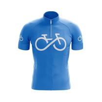 Camisa Ziper Manga Curta Mtb Bike Ciclismo Dry Fit Esporte Fitness Bicicleta Exercicios Praticar Bike Forever