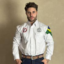 Camisao country radade masculina bordada barretos peao