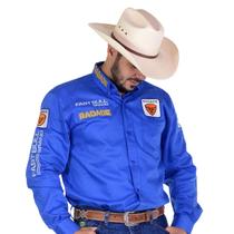 Camisao Country Radade Masculina Bordada Cavalgada Peao