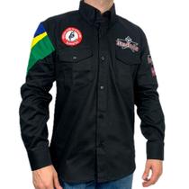 Camisao Radade Barretos Bordada Manga Longa
