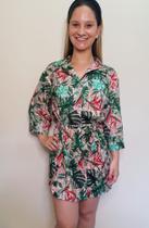 Camisão saída de praia vestido blusa verão Tam.G