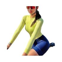 Camisas De Ciclismo Femininas De Manga Longa Para Corridas De Verão