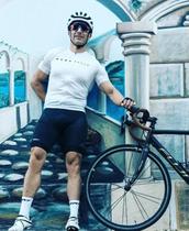 Camisas De Ciclismo Masculina Branca Manga Curta Para Mtb - Rocco