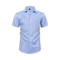 Camisas De Negócios Brancas Para Homens plus Size 5XL, Slim Fit, Sem Amassar, Anti-Rugas, Manga