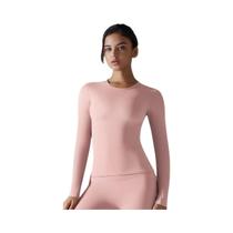 Camisas Femininas de Manga Comprida para Ioga, Fitness e Academia - Ajuste Perfeito