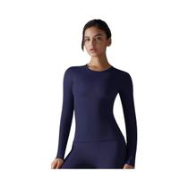 Camisas Femininas de Manga Comprida para Ioga, Fitness e Academia - Ajuste Perfeito