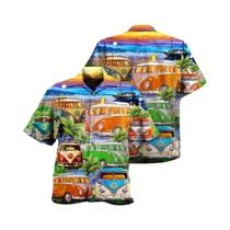 Camisas Havaianas Masculinas 6XL De Verão Com Estampa 3D, Respiráveis, Modernas E Estilosas Para