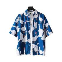 Camisas Havaianas Masculinas De Verão Com Estampa 3D De Panda, Soltas, Respiráveis, De Manga Curta,