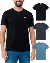 Camisas Masculinas INTO THE AM - Pack com 3 Camisetas Slim Gola Careca XL Camisas Masculinas INTO THE AM - Pack com 3 Camisetas Slim Gola Careca XL