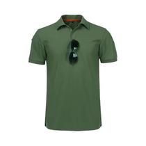 Camisas Masculinas Plus Size de Secagem Rápida - Respiráveis e Bordadas para Verão e Acampamento