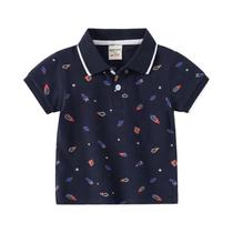 Camisas Polo De Algodão Para Meninos, Roupas Casuais Para Crianças De 0 a 7 Anos, Manga Curta