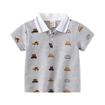 Camisas Polo De Algodão Para Meninos, Roupas Casuais Para Crianças De 0 a 7 Anos, Manga Curta