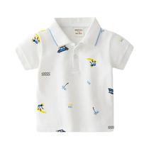 Camisas Polo De Algodão Para Meninos, Roupas Casuais Para Crianças De 0 a 7 Anos, Manga Curta
