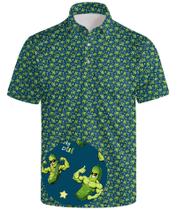 Camisas polo de golfe para homens Pickles Funny Print Quick Dry Camisas polo de golfe para homens Pickles Funny Print Quick Dry