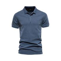 Camisas Polo Masculinas de Algodão - Manga Curta, Casual e Estilo Streetwear